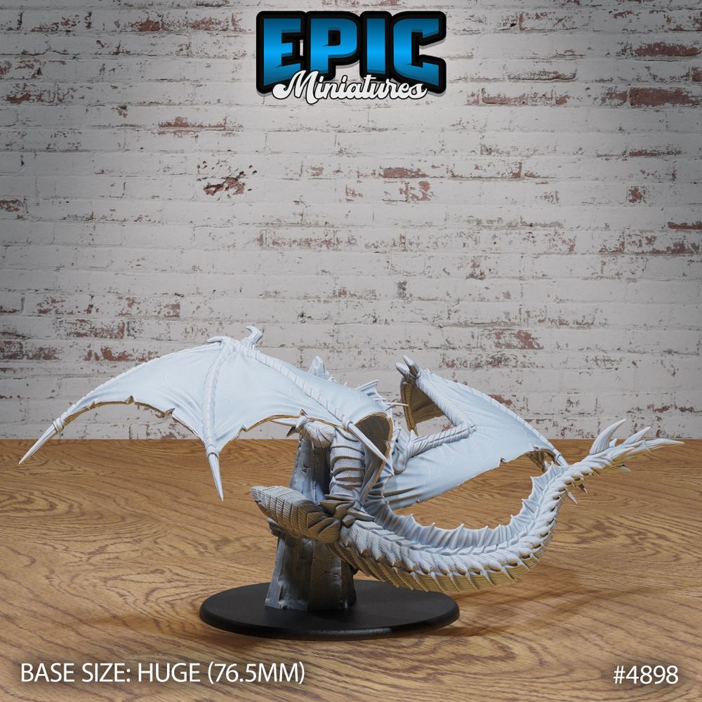  スノードラゴン　Dragon  リトルサイズ 3D Printable Platinum Dragon Set / Legendary Drake / Mountain